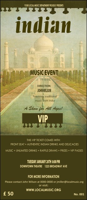 Indian Music VIP Pass