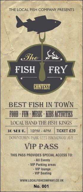 Fish Fry VIP Pass Product Front