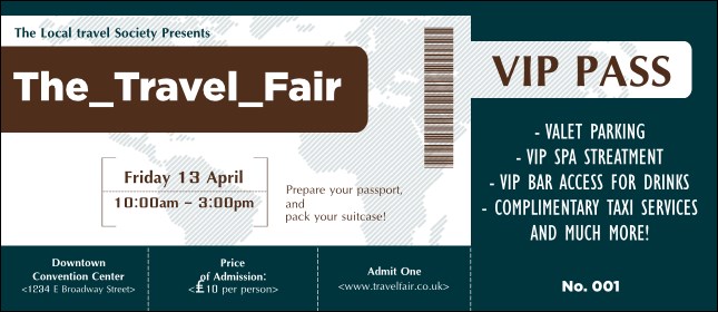 Airline VIP Pass Product Front