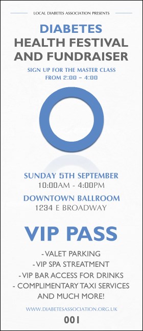 Diabetes VIP Pass