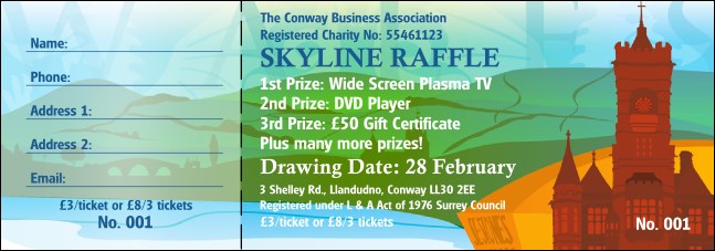 Wales Raffle Ticket