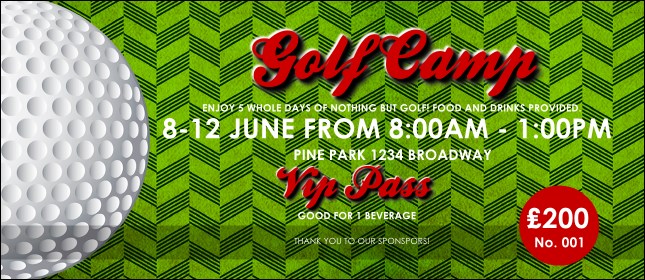 Golf Camp VIP Pass