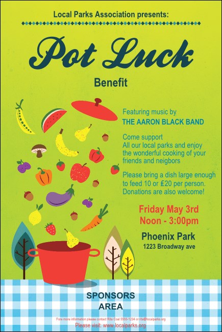 Potluck Poster Product Front