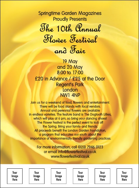 Yellow Rose Flyer