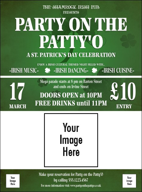 St. Patrick's Day Shamrock Flyer