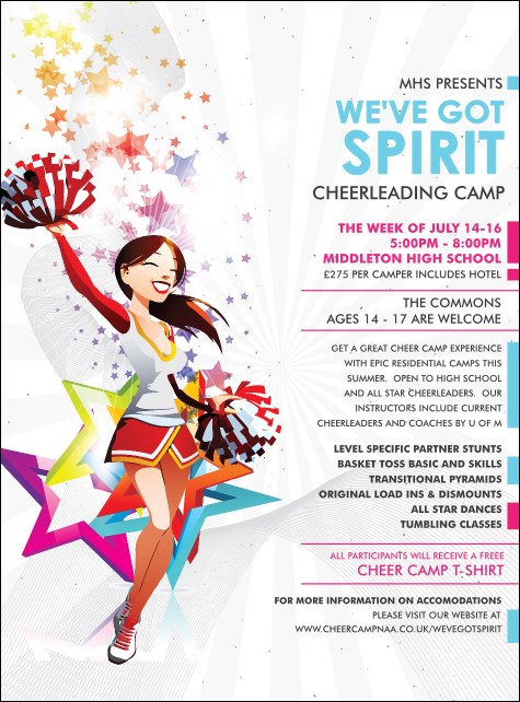 Cheerleading Spirit Flyer