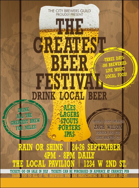 Beer Festival Flyer