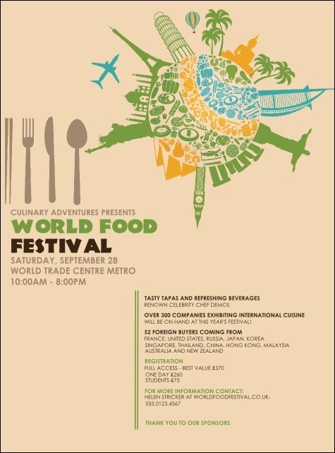 Food Festival Flyer