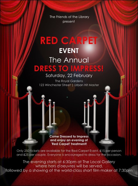 Red Carpet Flyer