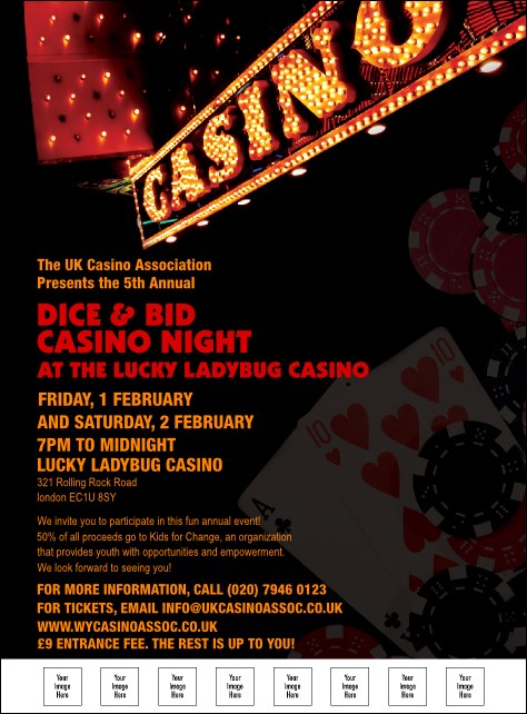 Casino Night Flyer