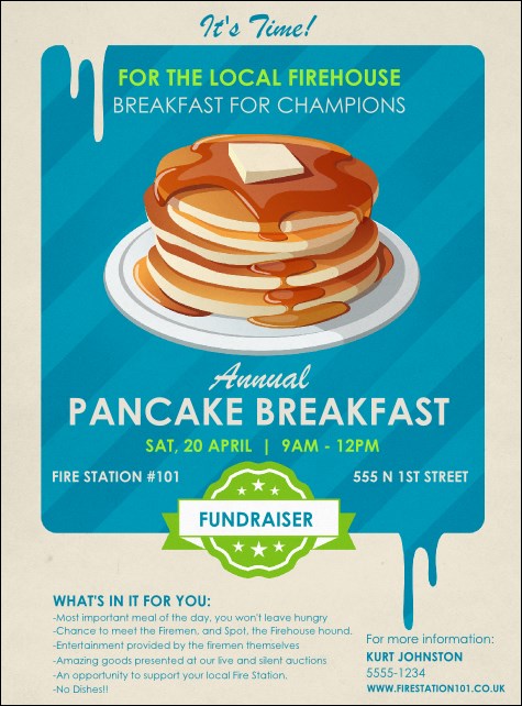 Pancake Breakfast Flyer