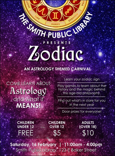 Astrology Flyer Product Front