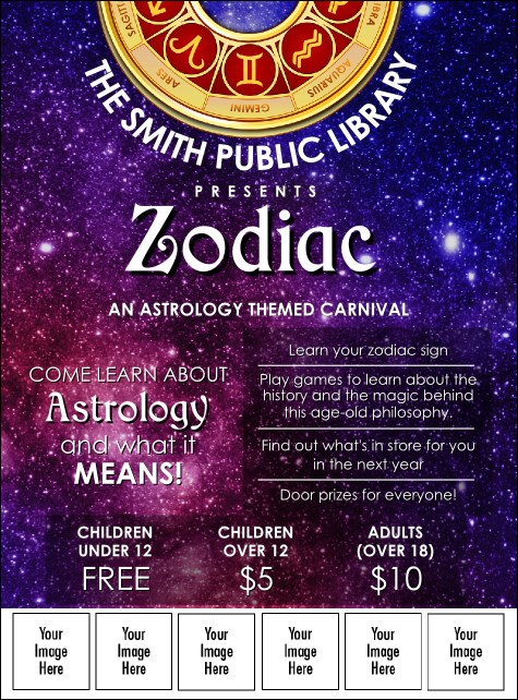 Astrology Logo Flyer Product Front