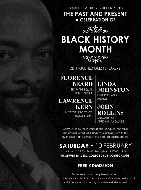 Black History Month Flyer