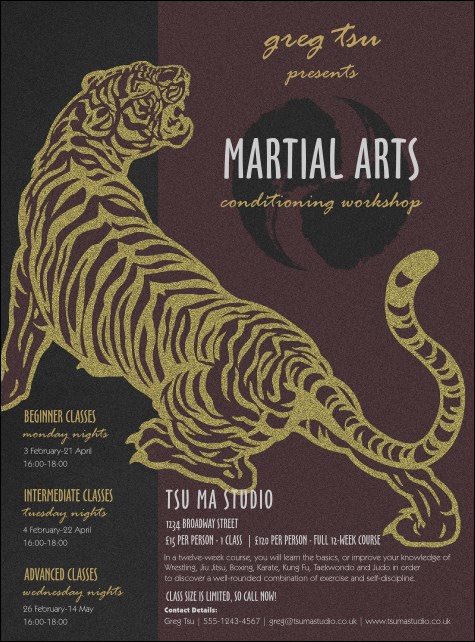 Martial Arts Flyer