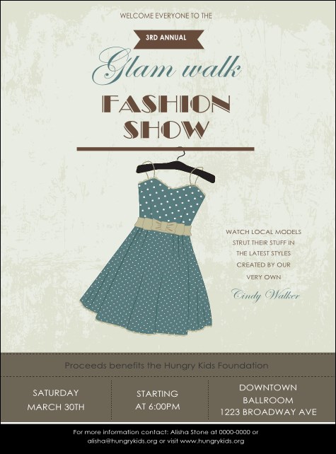 Fashion Show Flyer