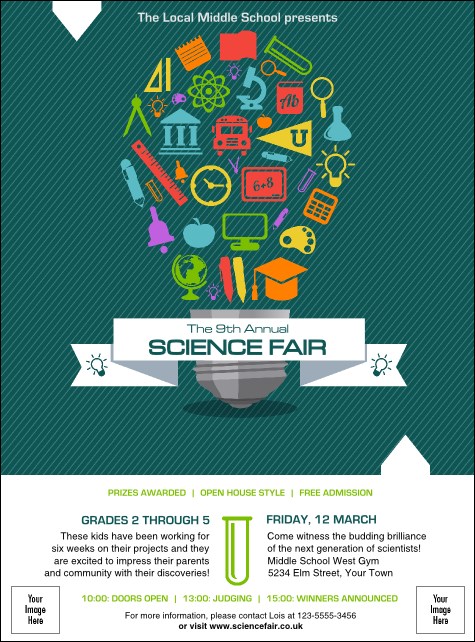 Science Fair Flyer Product Front