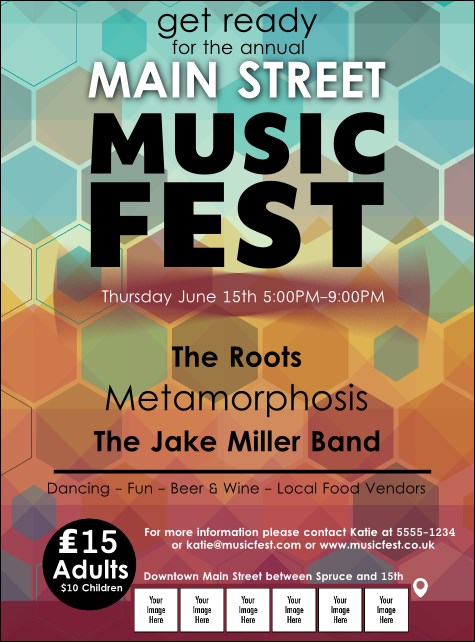 Music Festival Logo Flyer