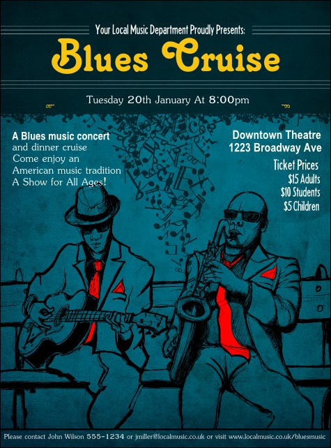 Blues Cruise Flyer Product Front
