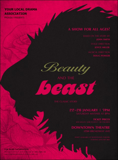 Beauty and the Beast Flyer