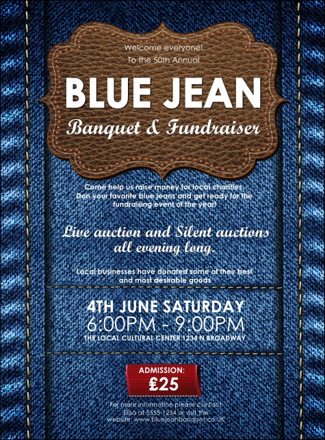 Blue Jeans Flyer Product Front