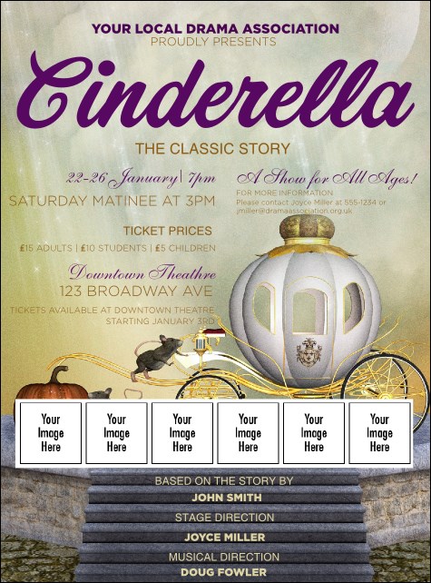 Cinderella Logo Flyer