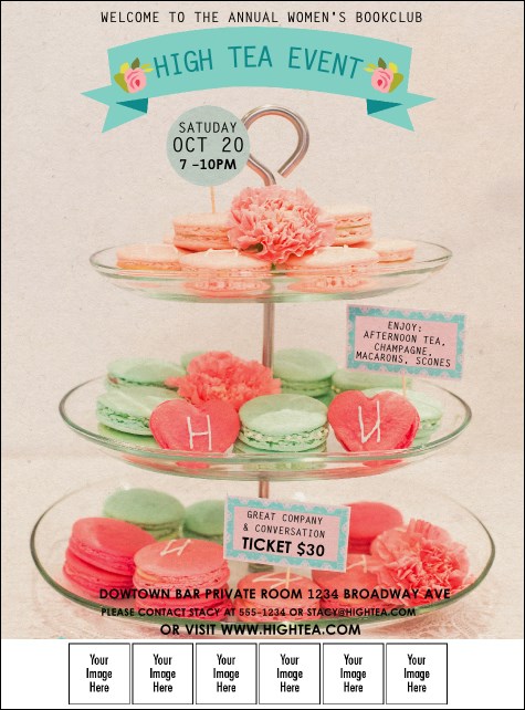 High Tea Logo Flyer