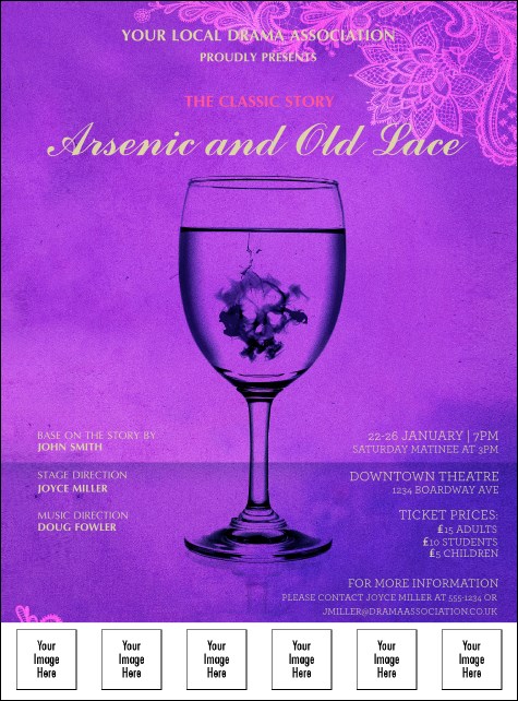 Arsenic & Old Lace Flyer Product Front