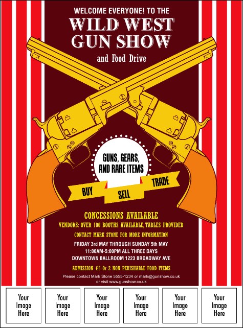 Gun Show Logo Flyer