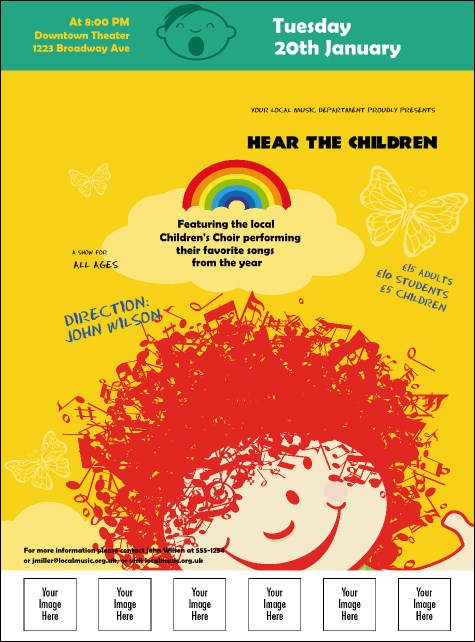 Children's Music Logo Flyer