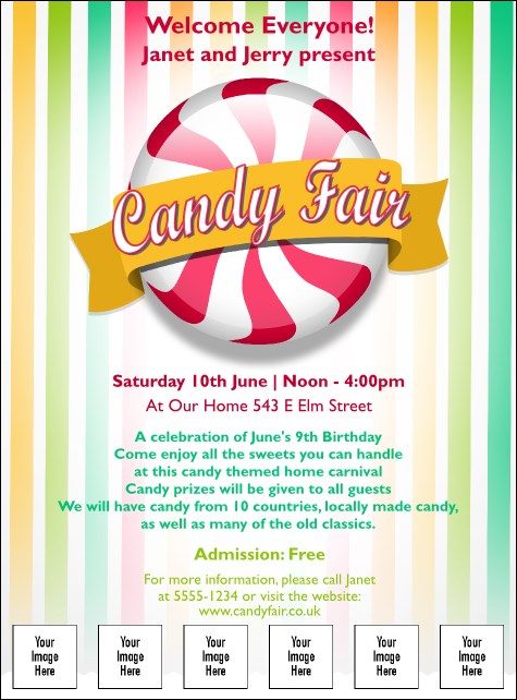 Candy Logo Flyer