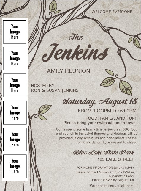 Reunion Logo Flyer