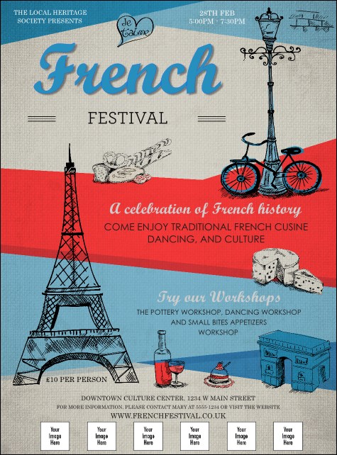 French Logo Flyer Product Front