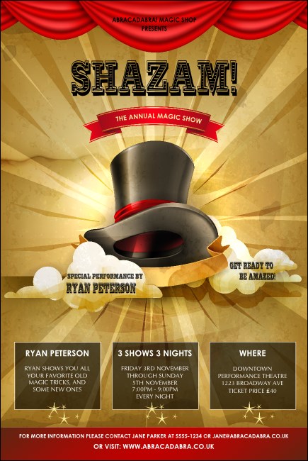 Magic Show Poster Product Front