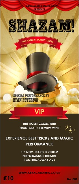 Magic Show VIP Pass