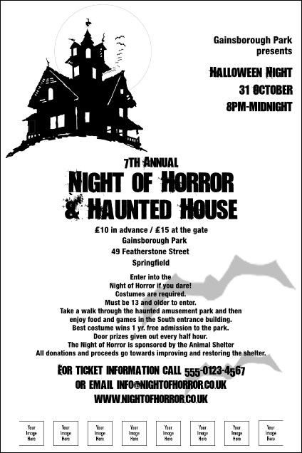 Haunted House Poster Product Front