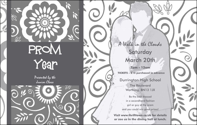 Grey Prom Poster