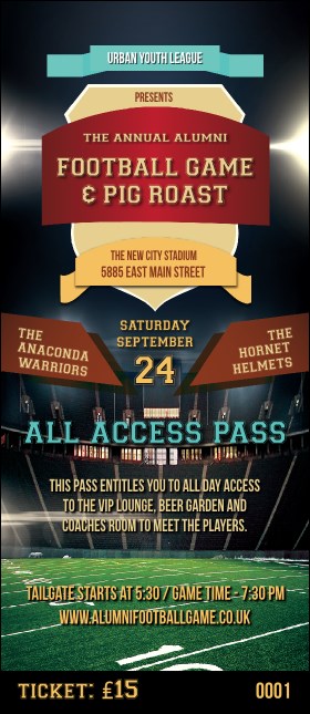 Football Lights VIP Pass