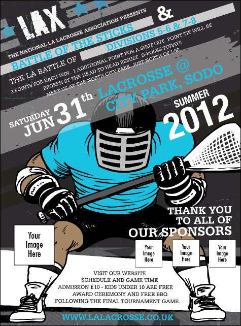 Lacrosse LAX Stick Flyer Product Front
