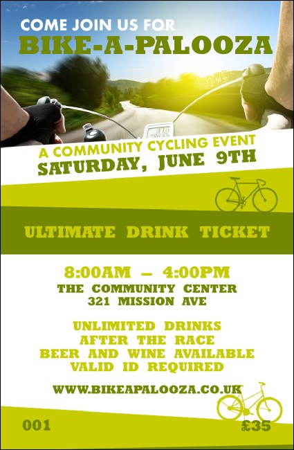 Bike A Palooza Drink Ticket