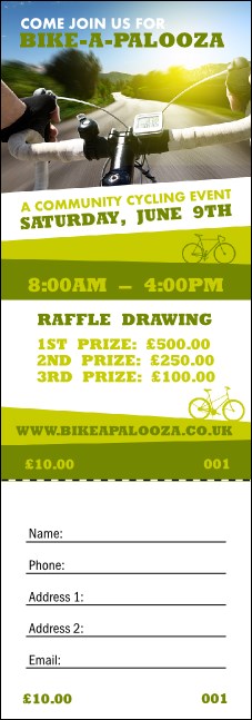 Bike A Palooza Raffle Ticket