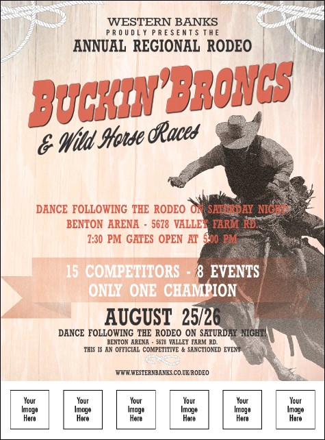 Bucking Bronco Flyer Product Front