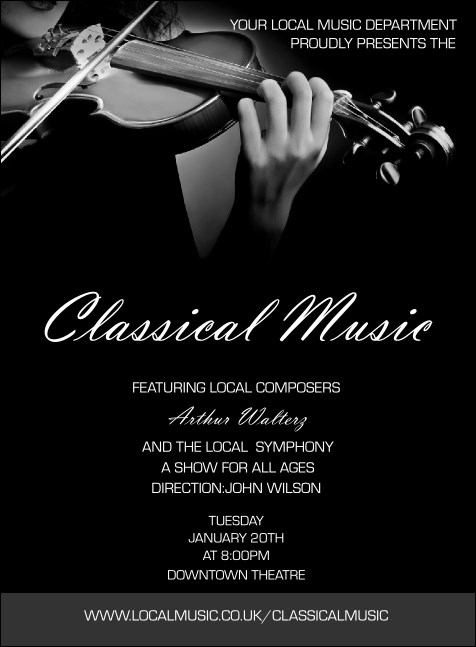 Classical Music Invitation