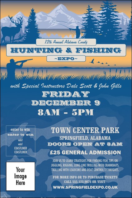 Fishing and Hunting Expo Poster