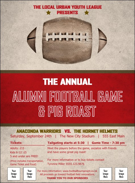 Football Red Flyer Product Front