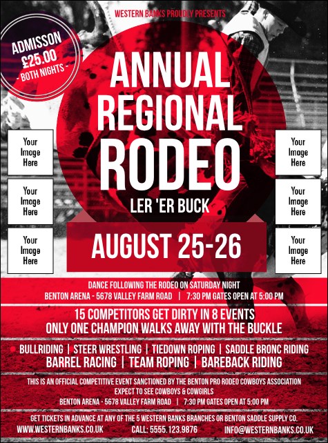 Modern Rodeo Image Flyer