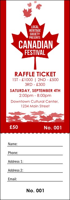 Toronto Raffle Ticket