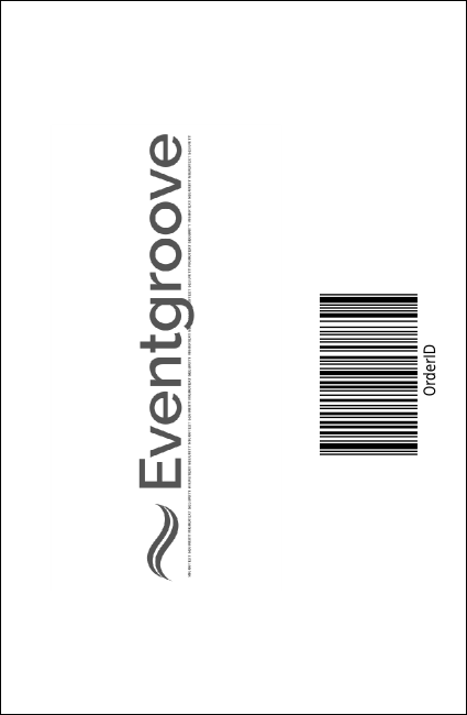 All Purpose Building and Streetlights Black and White  Drink Ticket Product Back