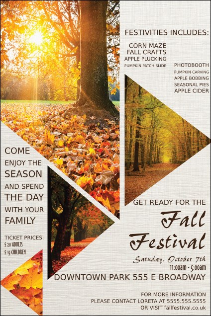 Fall Geometric Poster Product Front