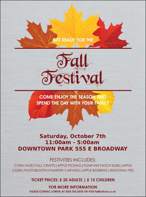 Fall Simple Flyer